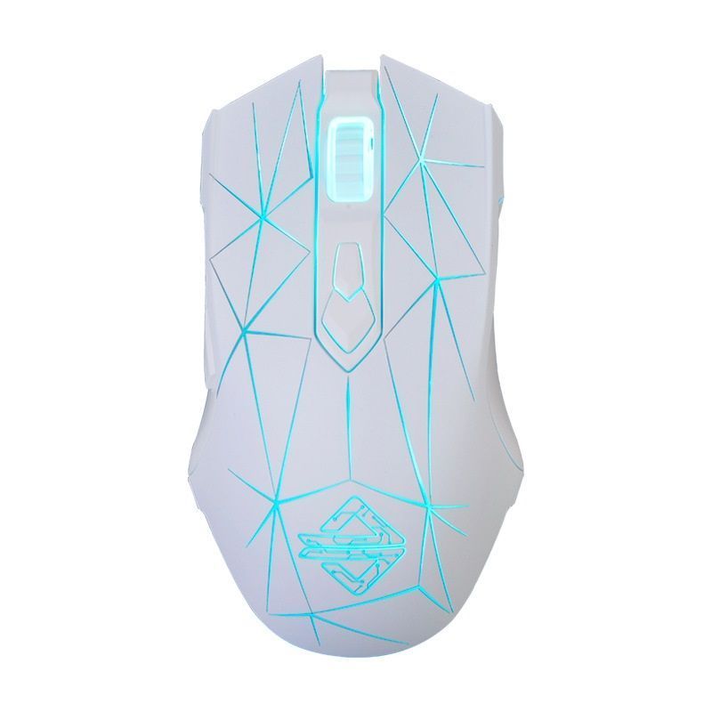 Ajazz aj52 electric mouse game office laptop USB cable chicken eating mouse
