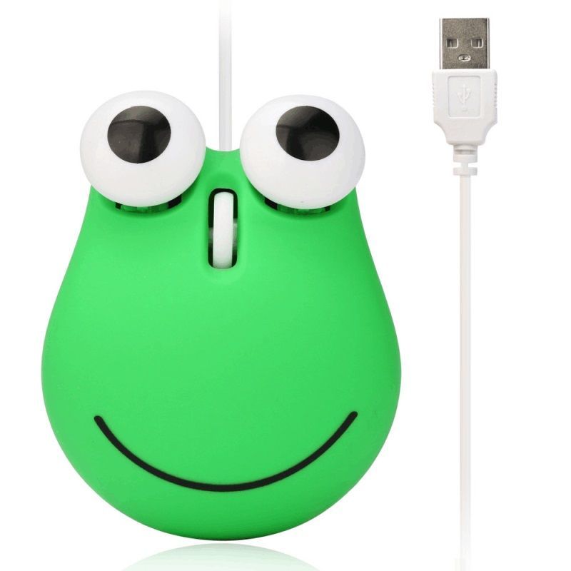 Cute cartoon mouse creativity cute girl love frog Mouse USB photoelectric mouse
