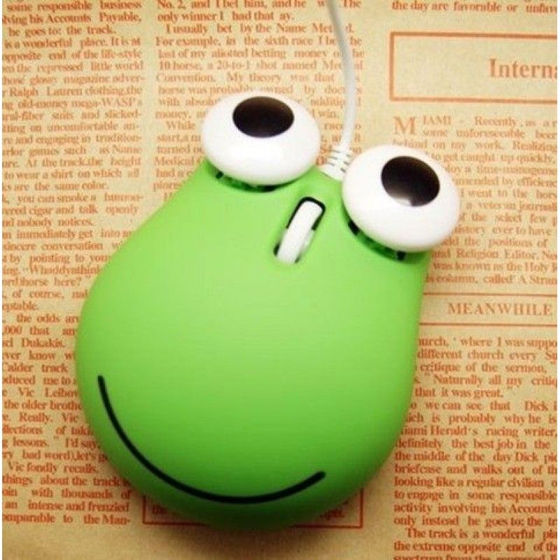 Cute cartoon mouse creativity cute girl love frog Mouse USB photoelectric mouse
