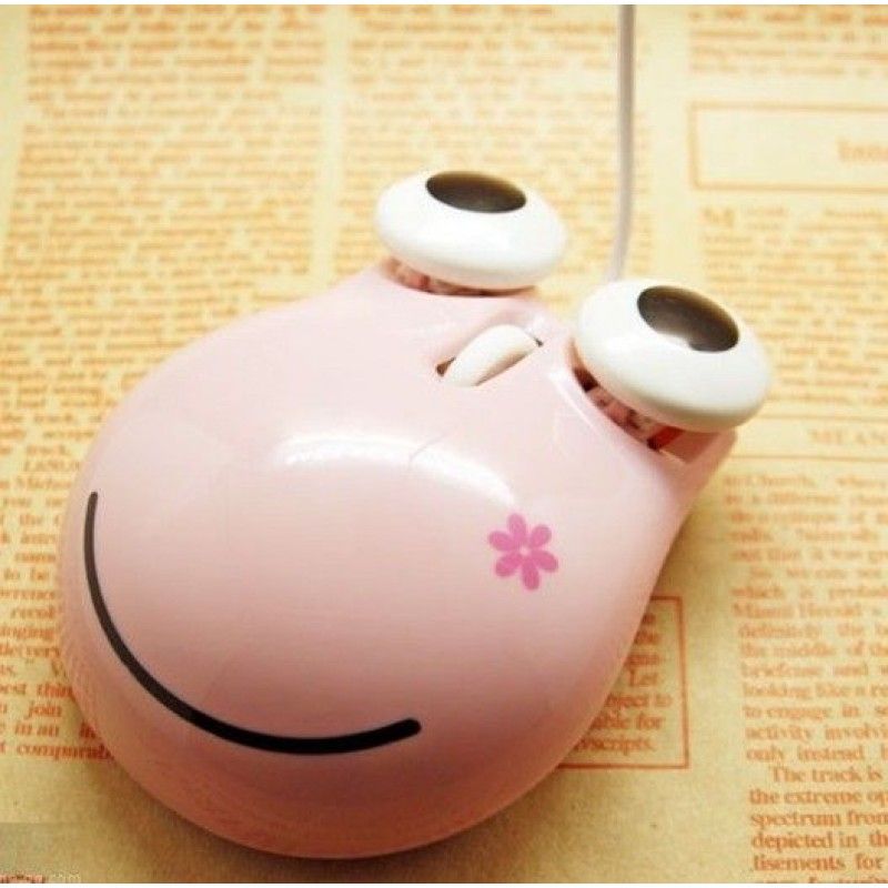 Cute cartoon mouse creativity cute girl love frog Mouse USB photoelectric mouse

