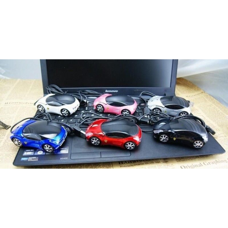 USB cable Ferrari Mouse cartoon car mouse
