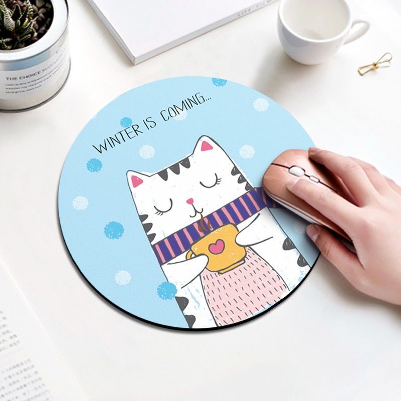 Gift gift round moon mouse pad cross border hot sale mouse pad custom cartoon color picture one for distribution