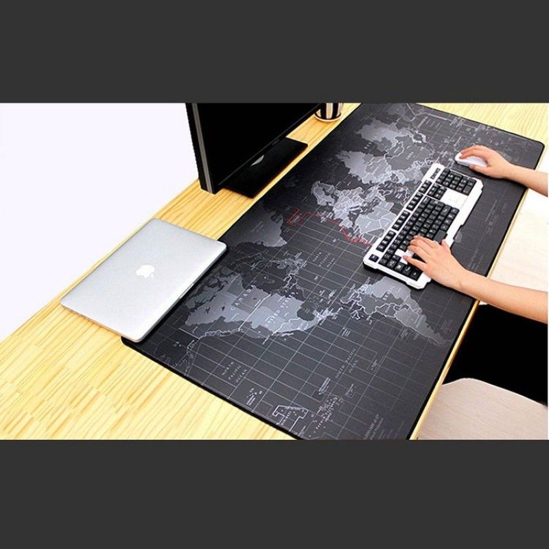 Popular spot super large antiskid thickened mouse pad, lock edge gift game, lol keyboard pad, desk pad