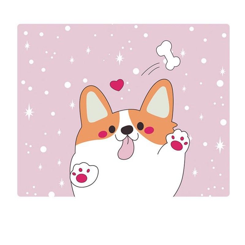 Small mouse pad, cute cartoon, now payment for goods, precise lock edge, customized wholesale and distribution of office table pad