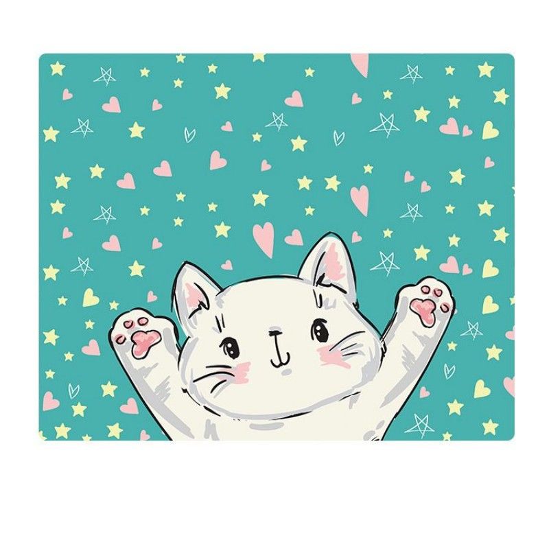 Small mouse pad, cute cartoon, now payment for goods, precise lock edge, customized wholesale and distribution of office table pad