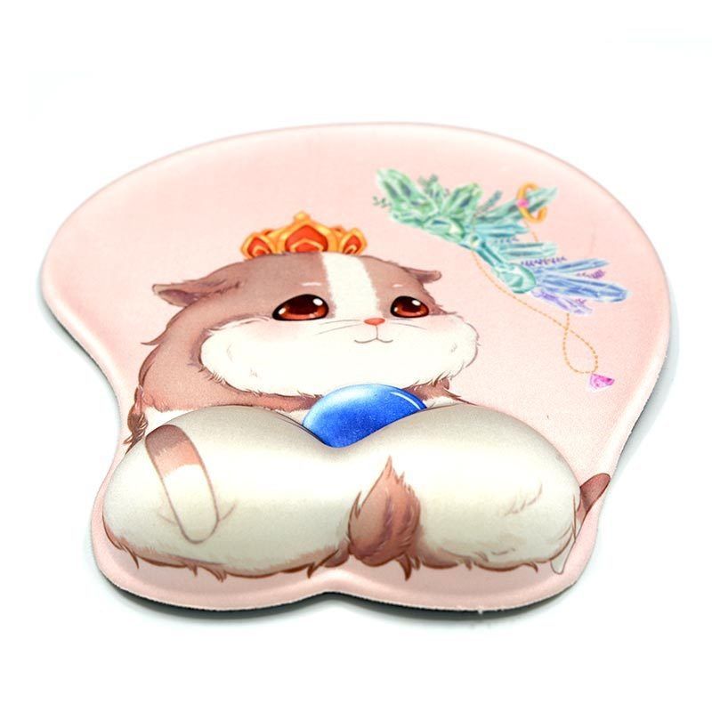 Beauty mouse pad animation cartoon a large number of libraries optional 3D 3D wrist guard mouse pad silicone mouse pad