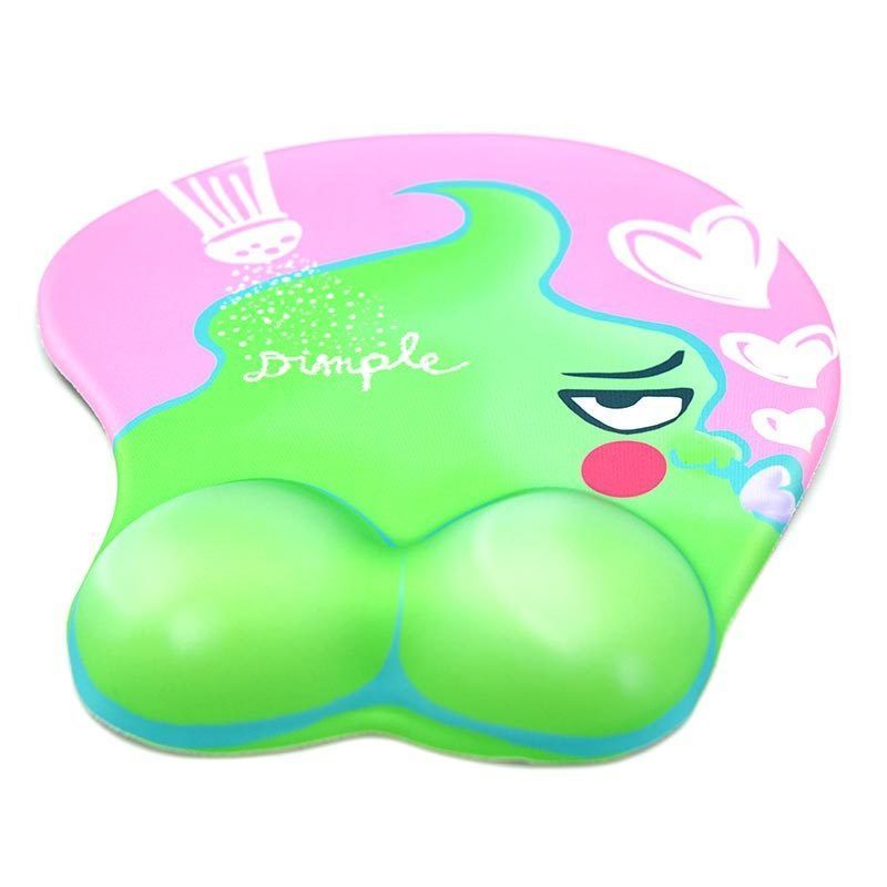 3D 3D animation beauty mouse pad environmental protection silicone beauty mouse pad cartoon beauty mouse pad wrist guard