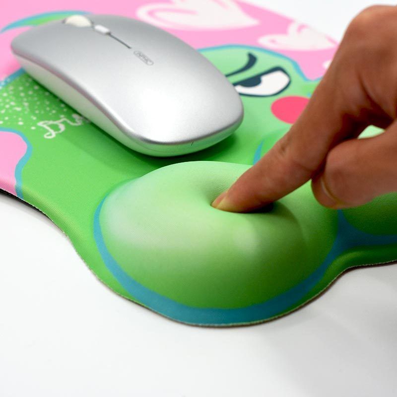 3D 3D animation beauty mouse pad environmental protection silicone beauty mouse pad cartoon beauty mouse pad wrist guard