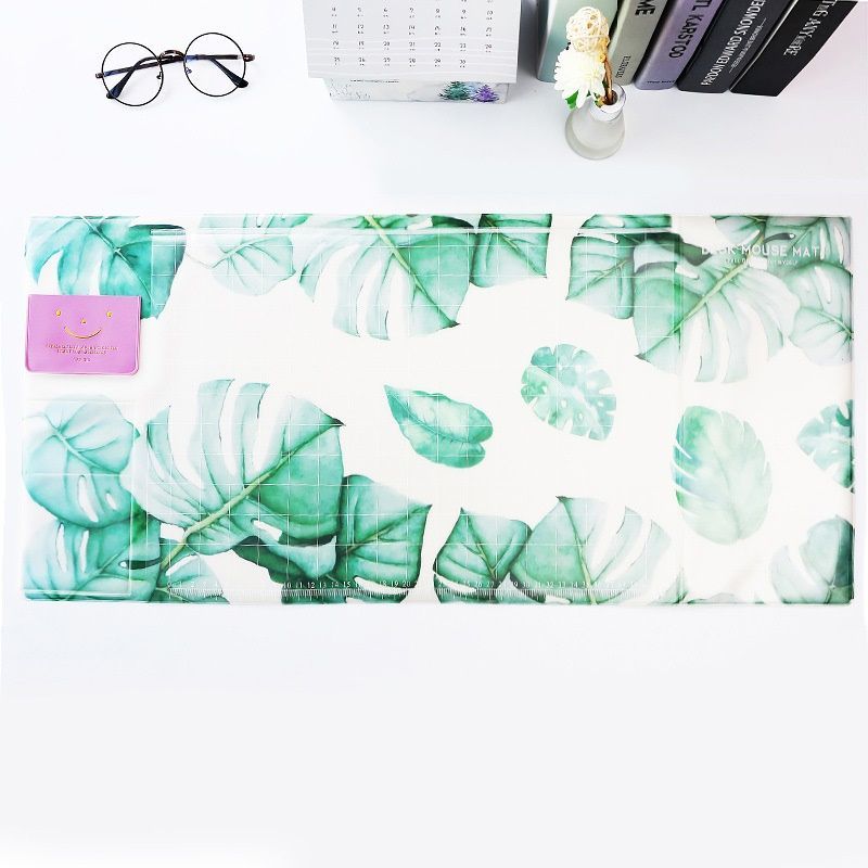 Desk pad lovely fresh multi-functional large computer pad PVC waterproof pad candy color thickened mouse pad