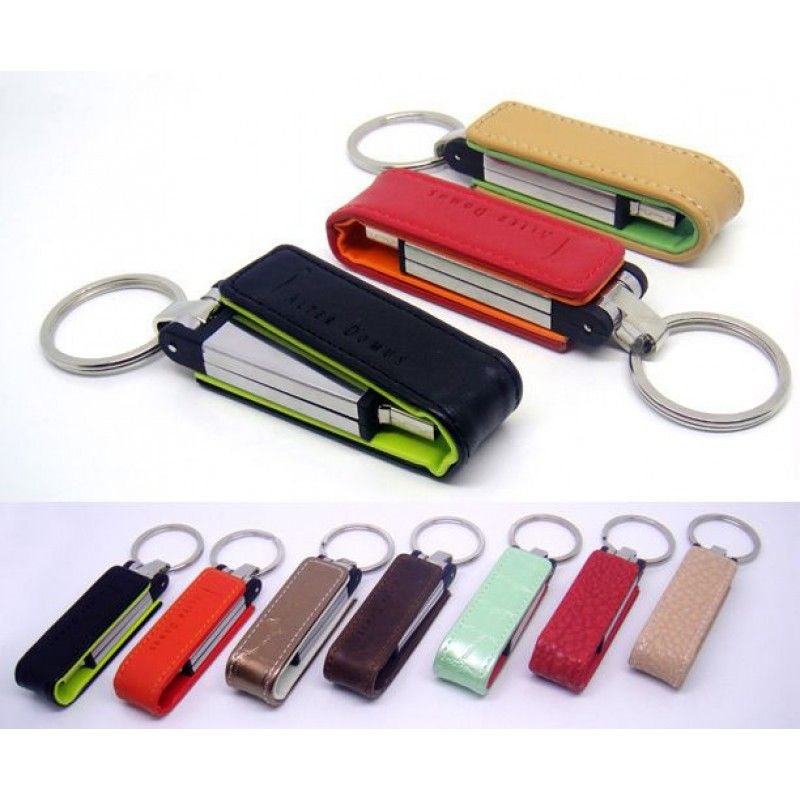 Free Proof Flip leather U disk 8G U disk 16g equivalent leather U disk 32g laser
