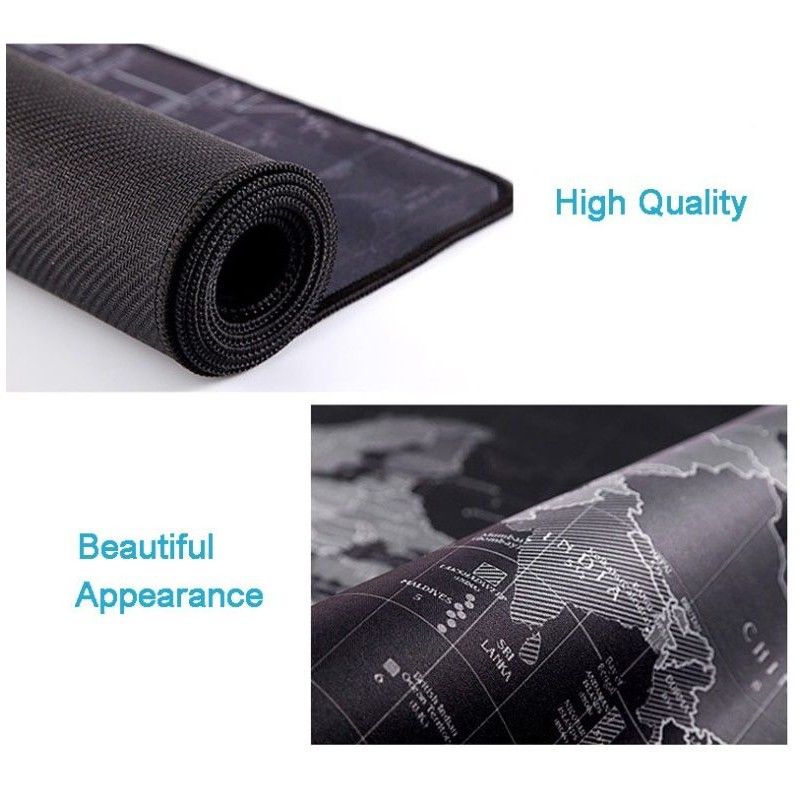 Popular spot super large antiskid thickened mouse pad, lock edge gift game, lol keyboard pad, desk pad