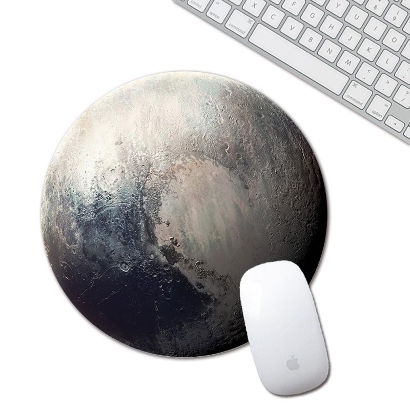 Round natural rubber mouse pad small fresh notebook computer personality creativity star mouse pad
