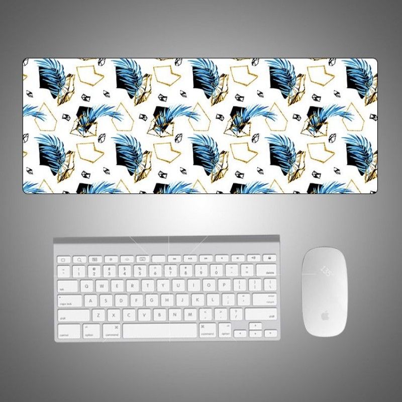 A creative Flamingo mouse pad, desk pad, personalized large cartoon office factory direct sales