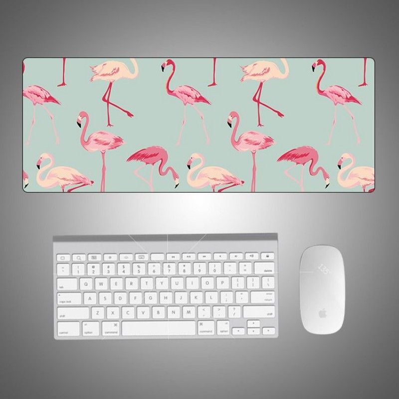 A creative Flamingo mouse pad, desk pad, personalized large cartoon office factory direct sales