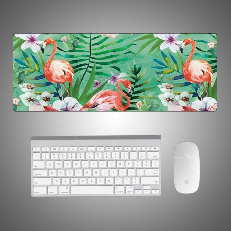 A creative Flamingo mouse pad, desk pad, personalized large cartoon office factory direct sales