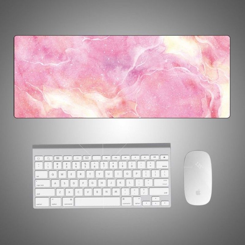 A creative marble color desk mat, super large mouse mat, cartoon office factory direct sales