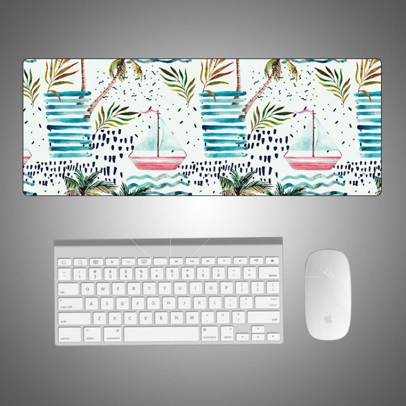 A creative Flamingo mouse pad, desk pad, personalized large cartoon office factory direct sales