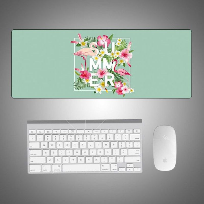 A creative Flamingo mouse pad, desk pad, personalized large cartoon office factory direct sales