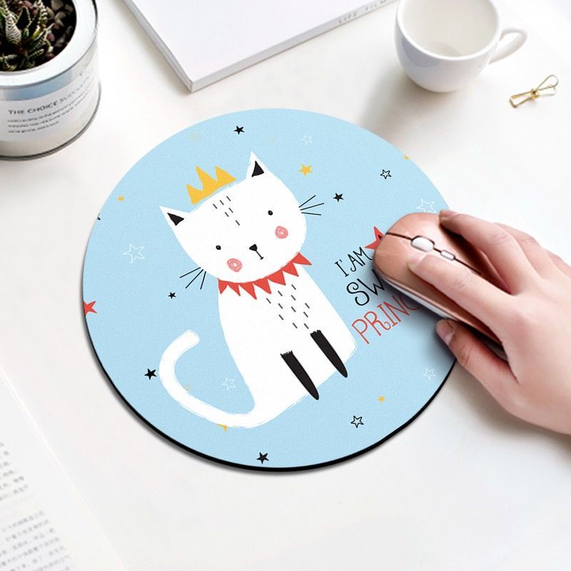Gift gift round moon mouse pad cross border hot sale mouse pad custom cartoon color picture one for distribution