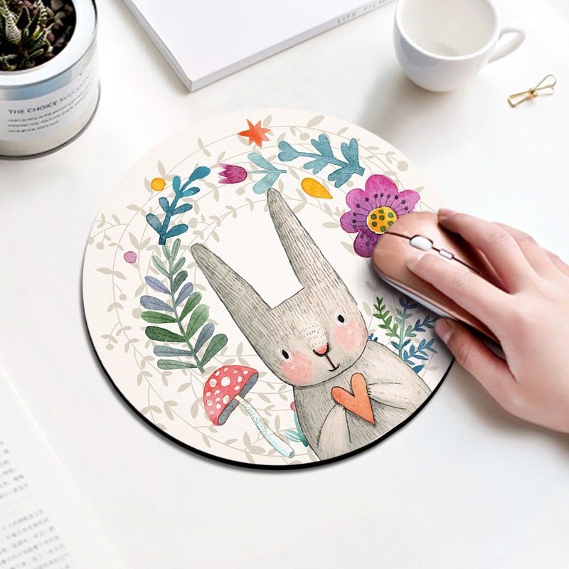 Gift gift round moon mouse pad cross border hot sale mouse pad custom cartoon color picture one for distribution