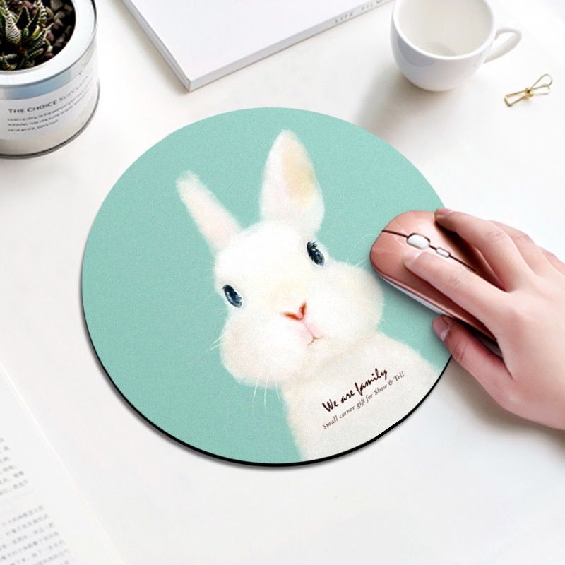 Gift gift round moon mouse pad cross border hot sale mouse pad custom cartoon color picture one for distribution