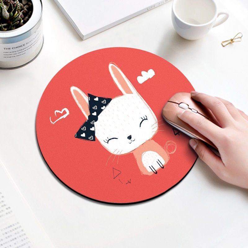 Gift gift round moon mouse pad cross border hot sale mouse pad custom cartoon color picture one for distribution