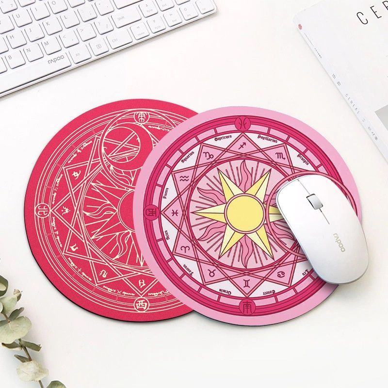 Gift gift round moon mouse pad cross border hot sale mouse pad custom cartoon color picture one for distribution