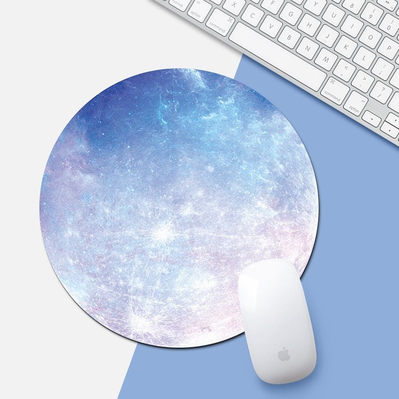 Gift gift round moon mouse pad cross border hot sale mouse pad custom cartoon color picture one for distribution