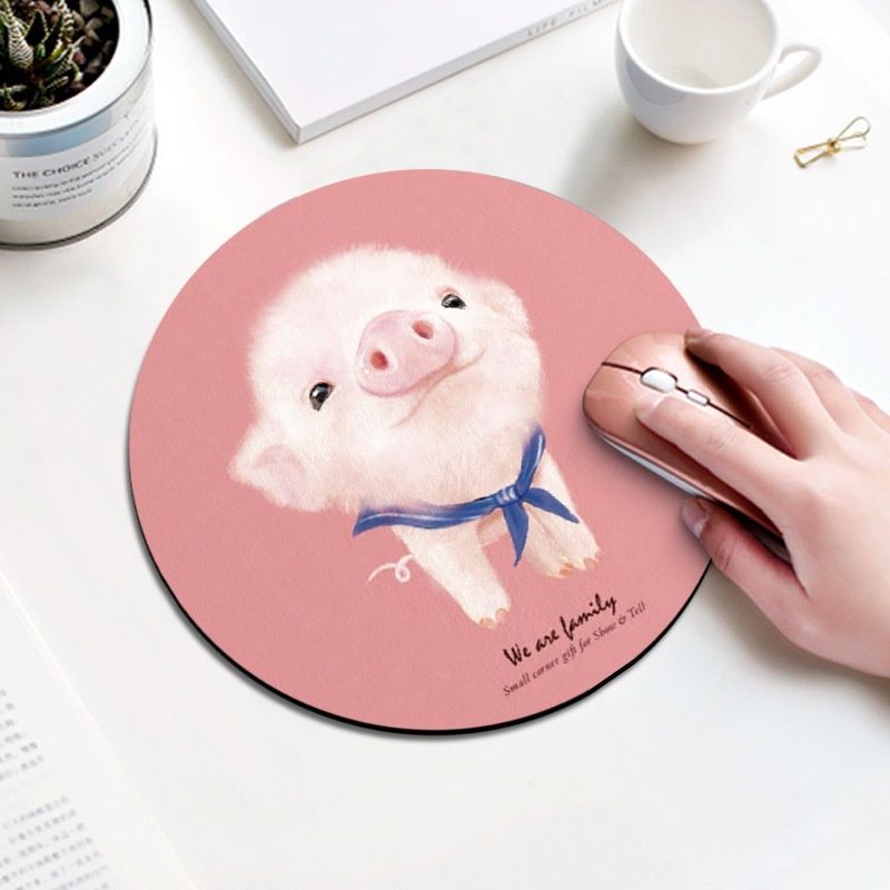 Gift gift round moon mouse pad cross border hot sale mouse pad custom cartoon color picture one for distribution