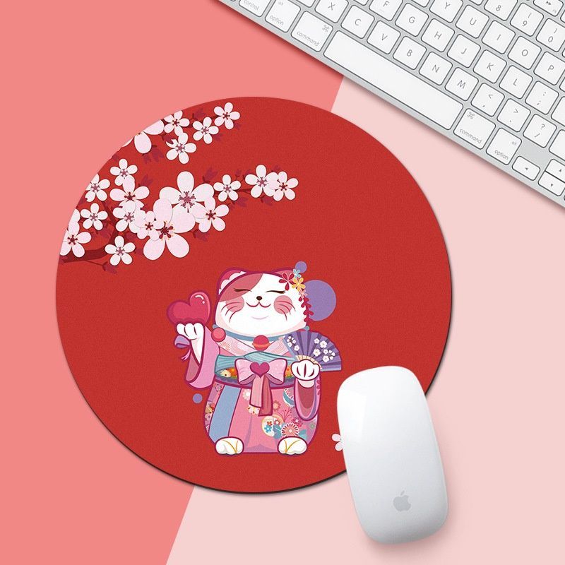 Gift gift round moon mouse pad cross border hot sale mouse pad custom cartoon color picture one for distribution