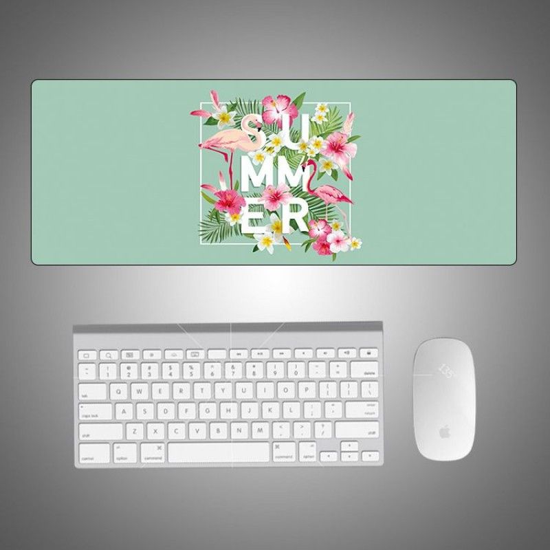 A creative Flamingo mouse pad, desk pad, personalized large cartoon office factory direct sales