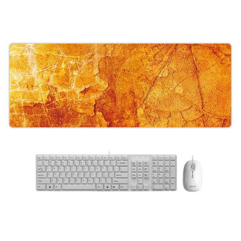 A creative marble color desk mat, super large mouse mat, cartoon office factory direct sales