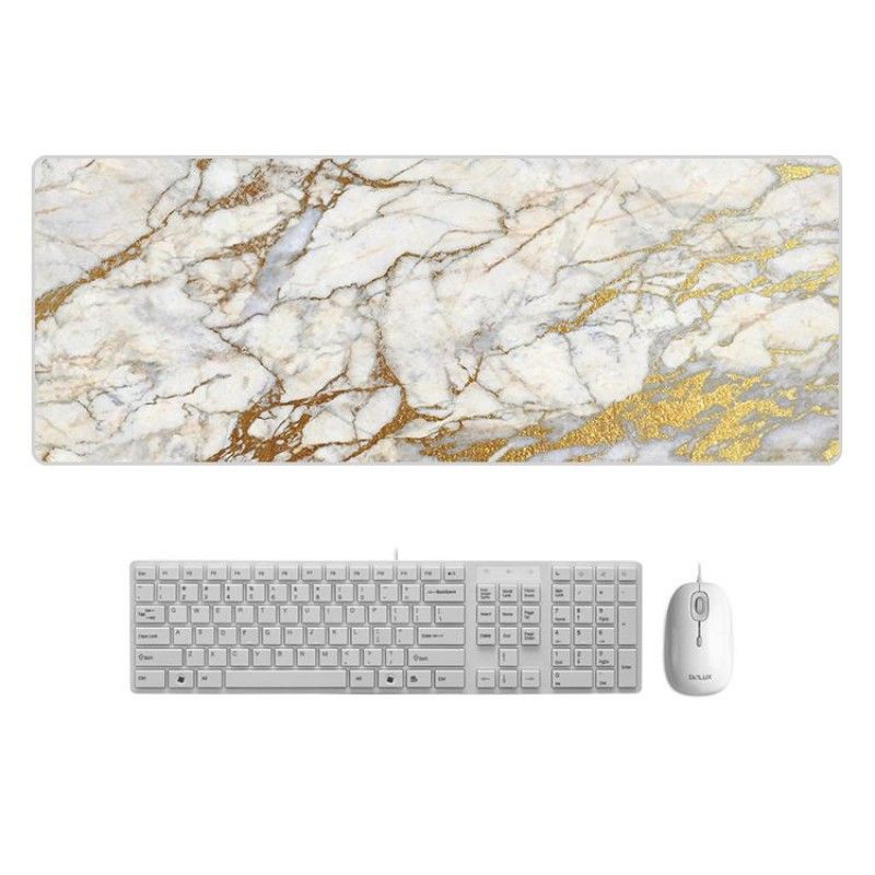 A creative marble color desk mat, super large mouse mat, cartoon office factory direct sales