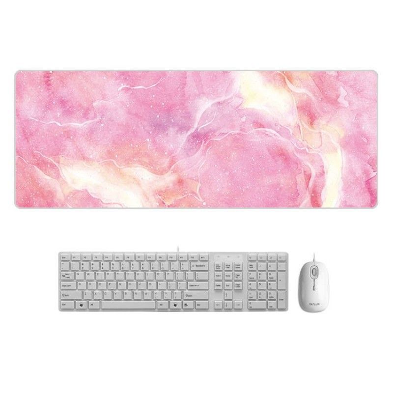A creative marble color desk mat, super large mouse mat, cartoon office factory direct sales