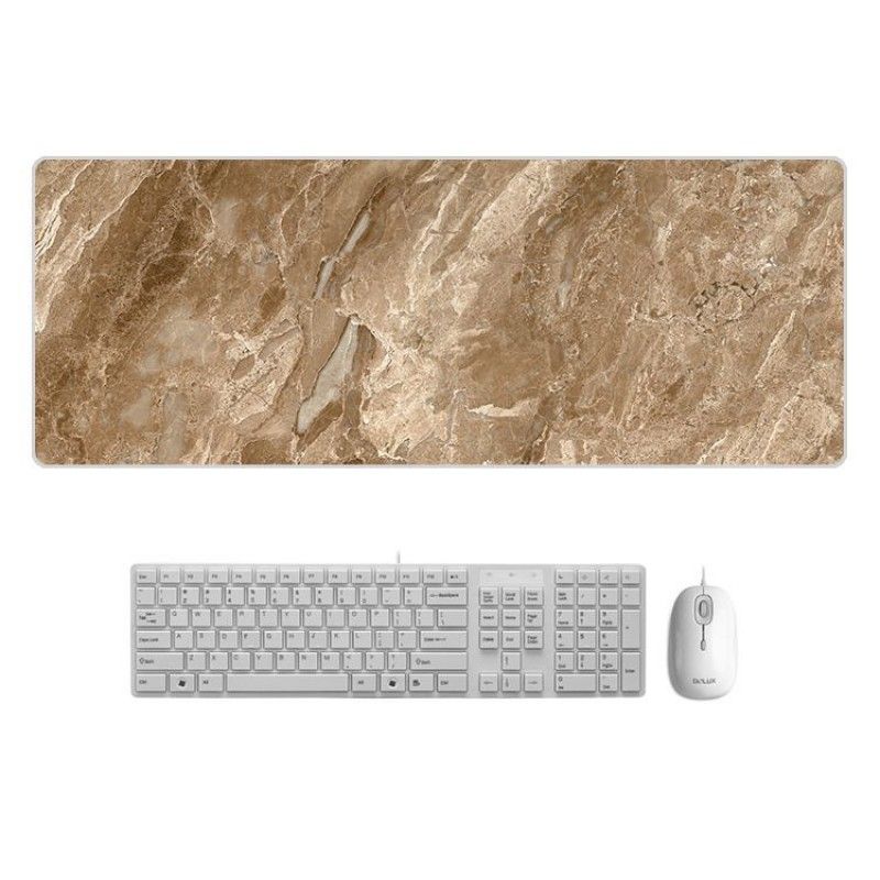A creative marble color desk mat, super large mouse mat, cartoon office factory direct sales