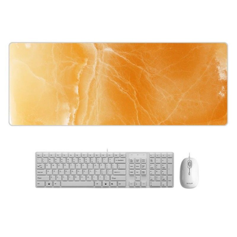 A creative marble color desk mat, super large mouse mat, cartoon office factory direct sales
