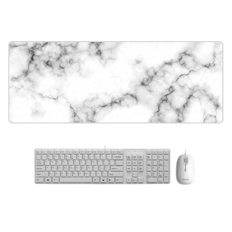 A creative marble color desk mat, super large mouse mat, cartoon office factory direct sales