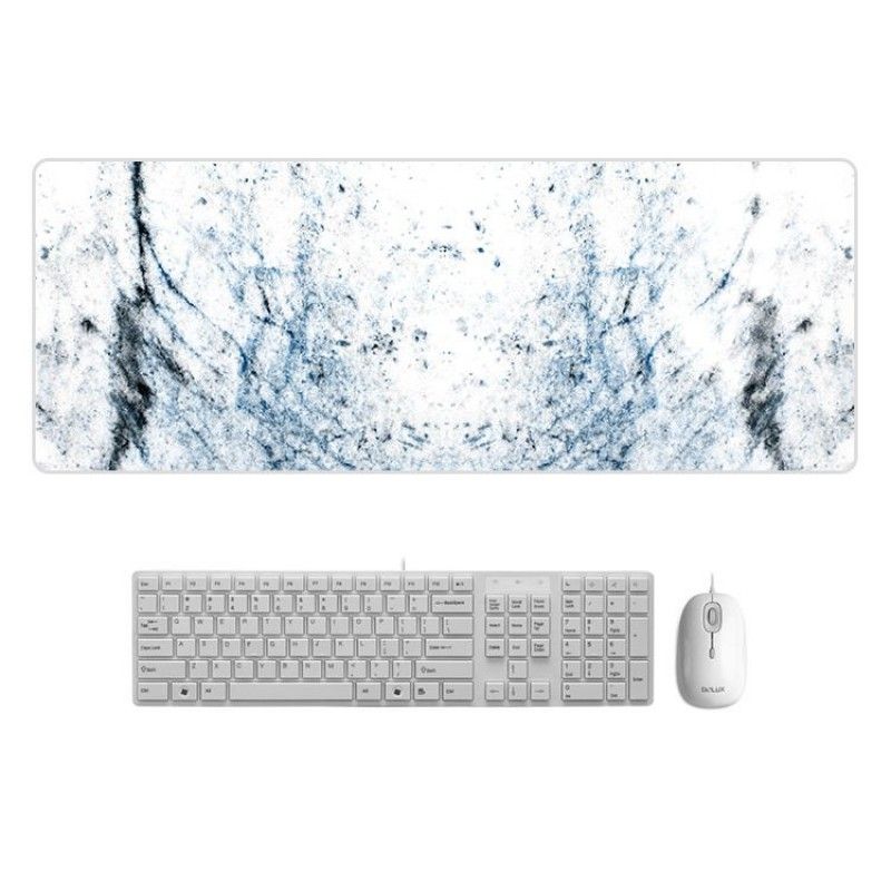 A creative marble color desk mat, super large mouse mat, cartoon office factory direct sales