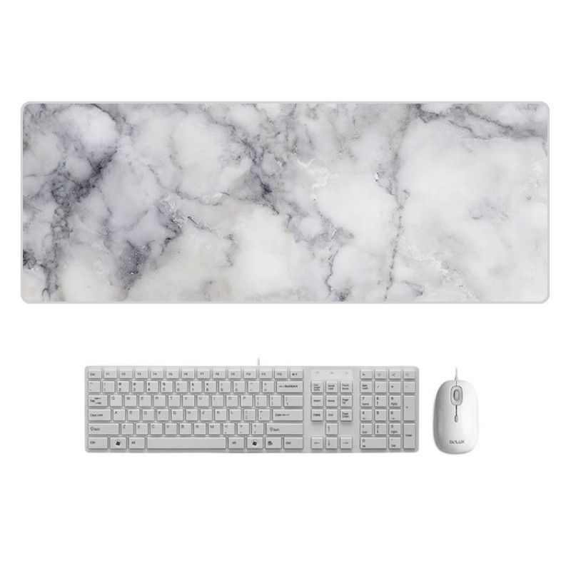 A creative marble color desk mat, super large mouse mat, cartoon office factory direct sales
