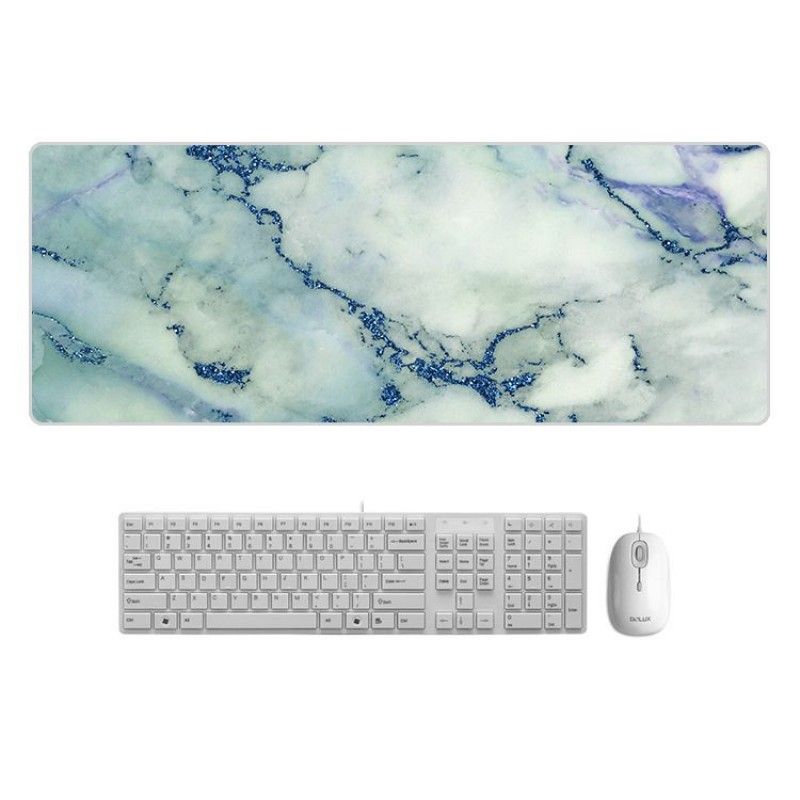 A creative marble color desk mat, super large mouse mat, cartoon office factory direct sales