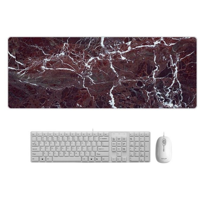 A creative marble color desk mat, super large mouse mat, cartoon office factory direct sales
