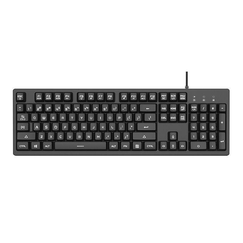 Cross border wholesale dks100 film keyboard office home desktop laptop cable USB interface keyboard
