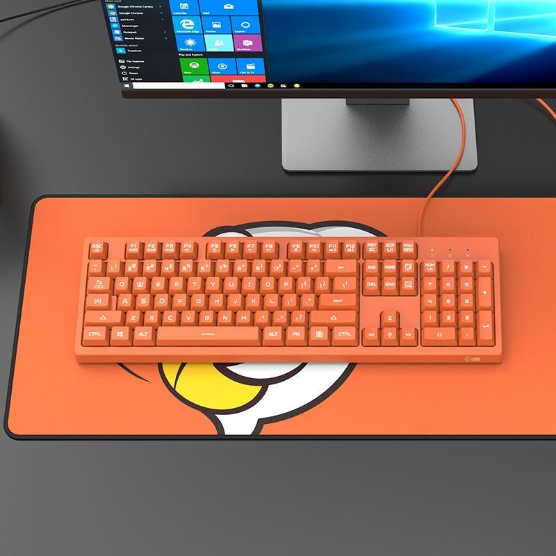 Cross border wholesale dks100 film keyboard office home desktop laptop cable USB interface keyboard
