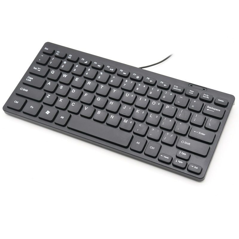 Thin cable keyboard, multimedia mini mini keyboard, notebook computer, USB key, waterproof
