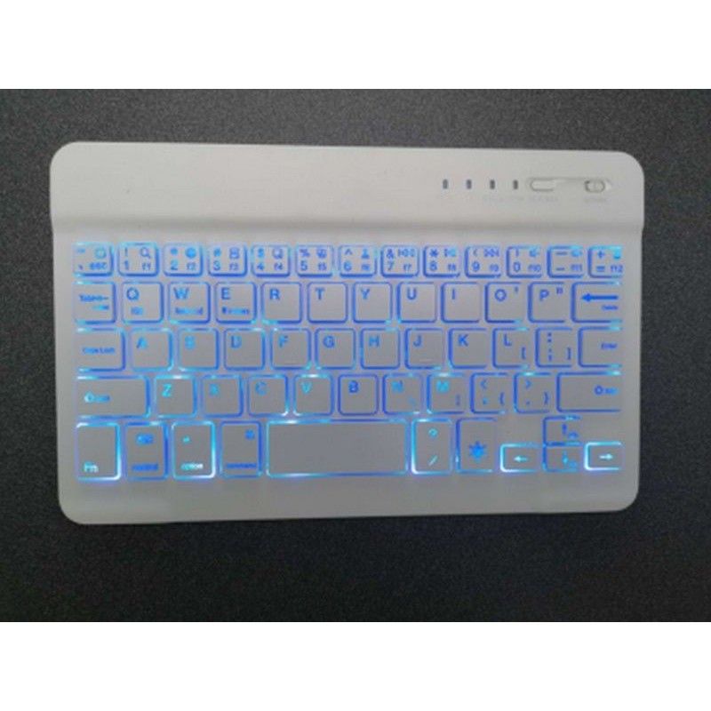7 / 8 / 910 inch flat phone universal Bluetooth backlight Keyboard iPad Keyboard Mini Bluetooth wireless keyboard
