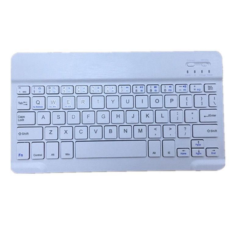 Wireless Bluetooth keyboard with charging support for smart phones, tablets, desktops, laptops

