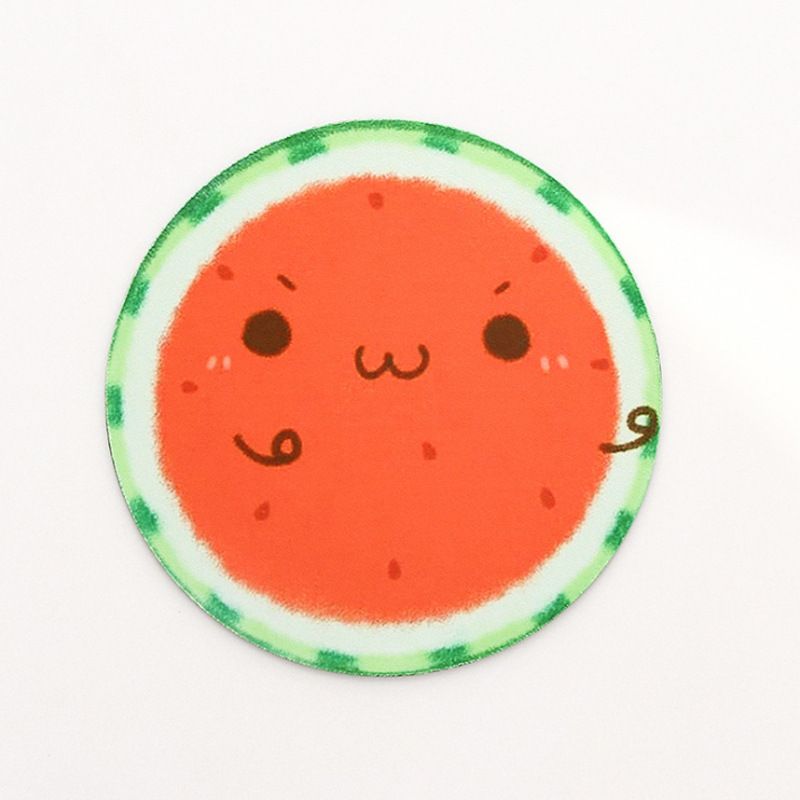 Personality dream planet mouse pad soft rubber pad small fresh student anti slip round notebook pad 