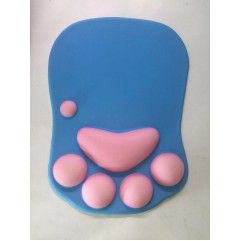 Top selling 3D cartoon mouse pad cat claw natural ...