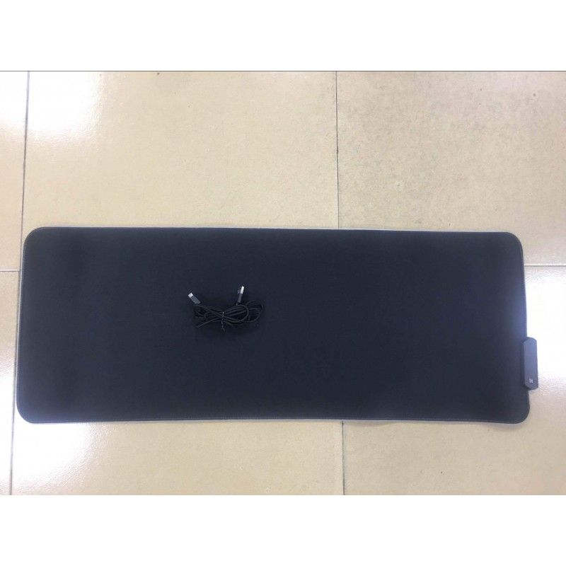Enlarge and thicken RGB luminous game mouse pad, lock edge magic light mode RGB glare electronic competition mouse pad