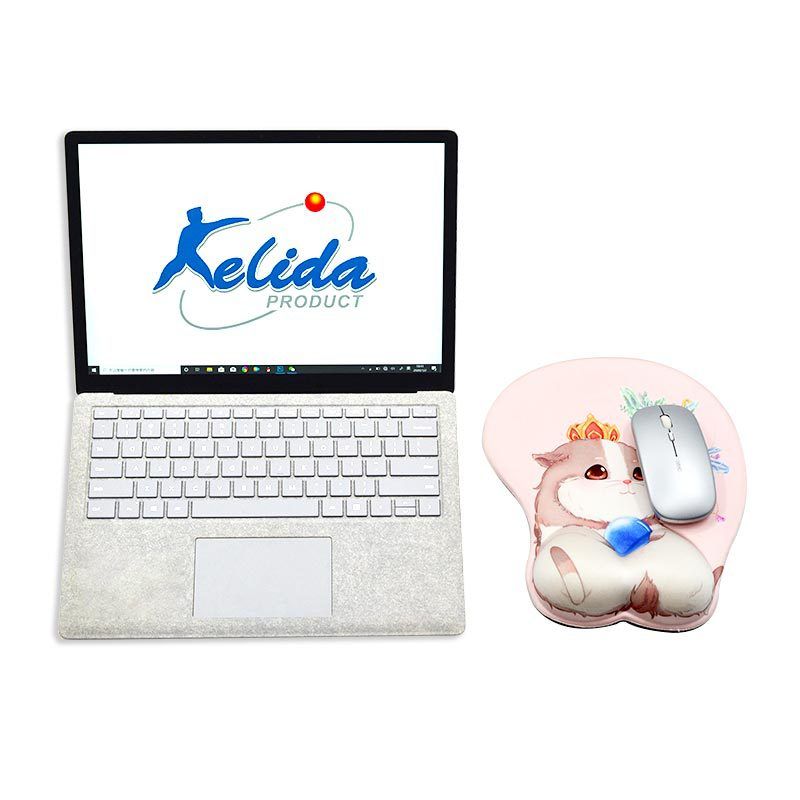Cartoon beauty sexy chest mouse pad creative cartoon 3D silicone wrist mouse pad to map customization 